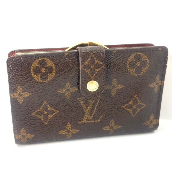 Louis Vuitton Monogram Kiss Lock wallet authentic good condition CA0090 - Picture 15 of 15